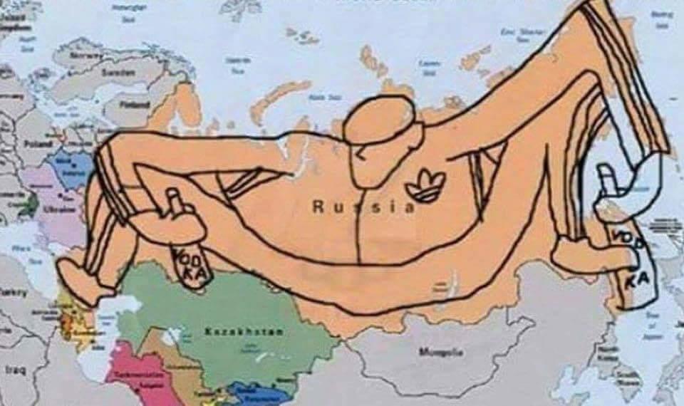 Russia looks like a gopnik